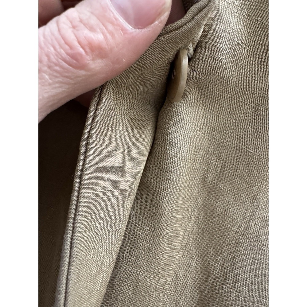 Sandro Sub Linen Blend Blazer Women's Terre Size 36 FR Us 4 Small - Picture 9 of 13